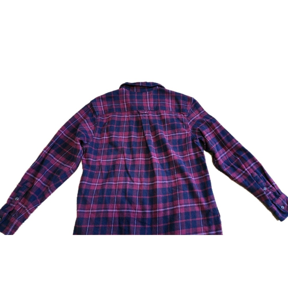 Orvis Mens Flannel Button Down Shirt Size XL with Hand Pockets Red Plaid Cotton - Picture 2 of 7